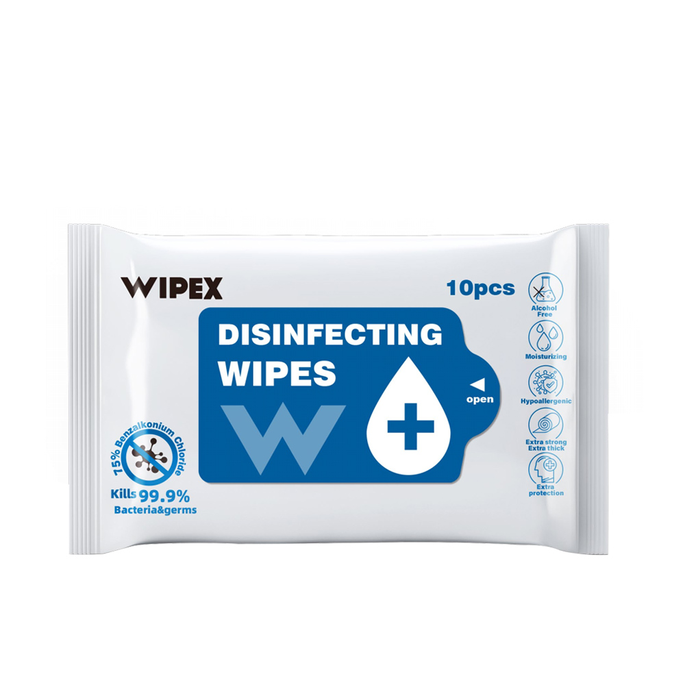 Disinfecting Non-woven Wipes Pack 10