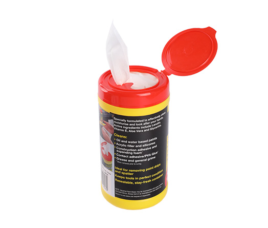 Tough, Durable Dispenser Industrial Wipes Tub 45