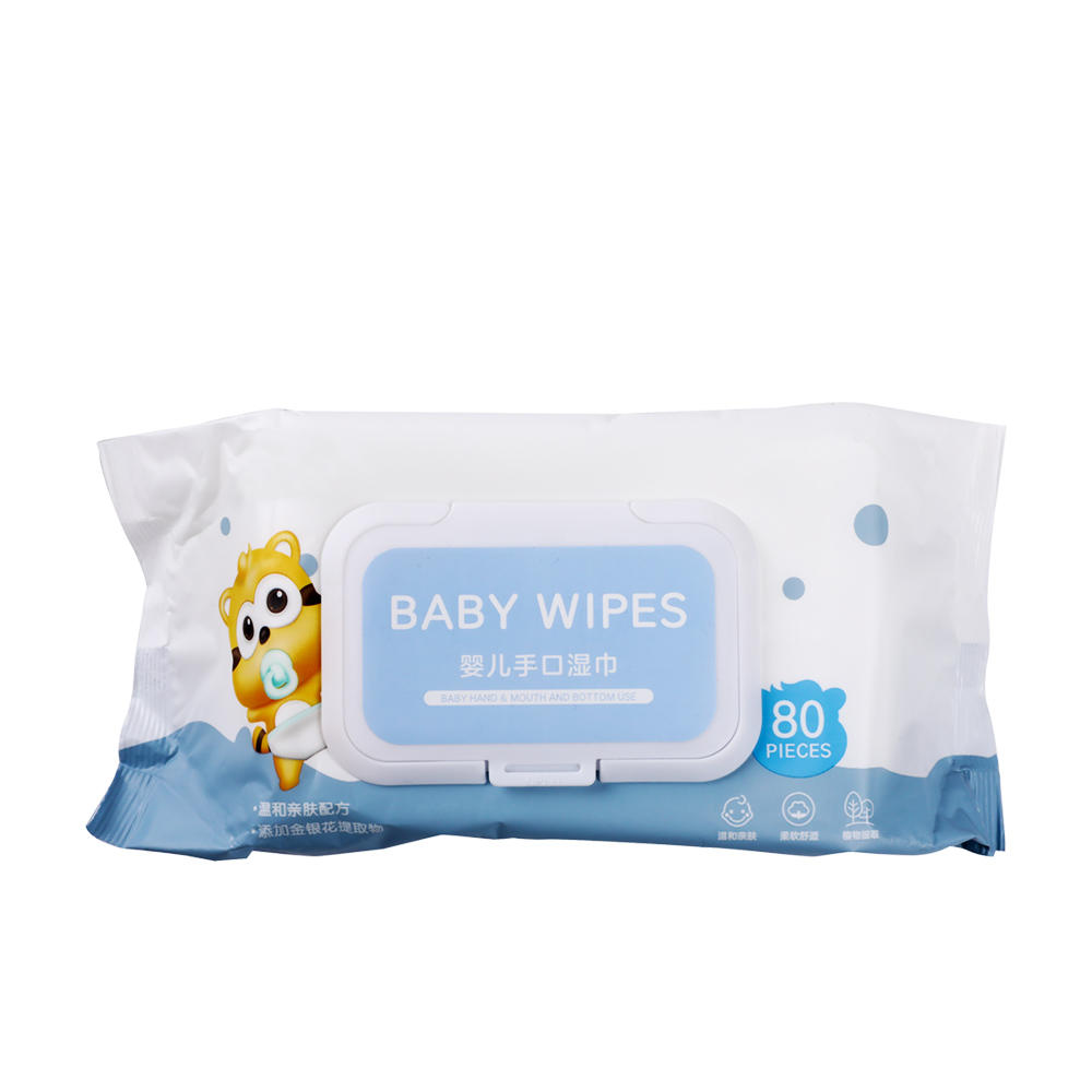 Disposable Non-irritating Baby Wipes Pack 80