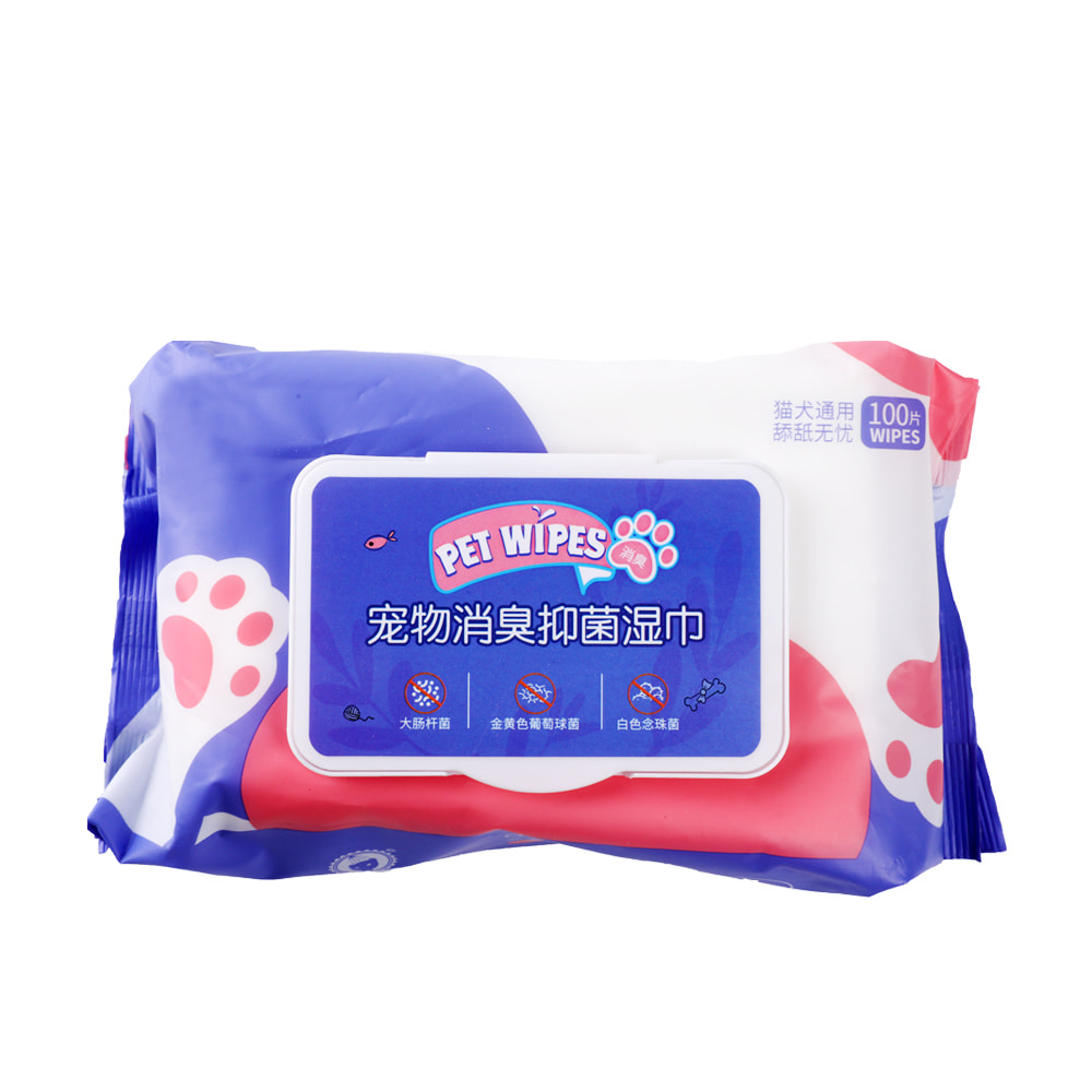 Extra soft Non-woven Puppy Cat Pet Wipes Pack 100