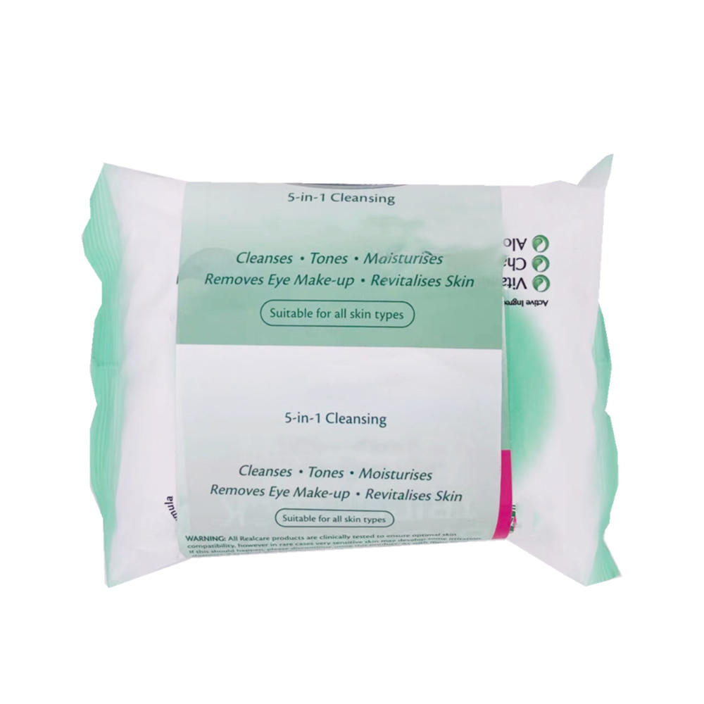 non-irritating moisturizing Facial Wipes makeup remover Wipes Pack 20