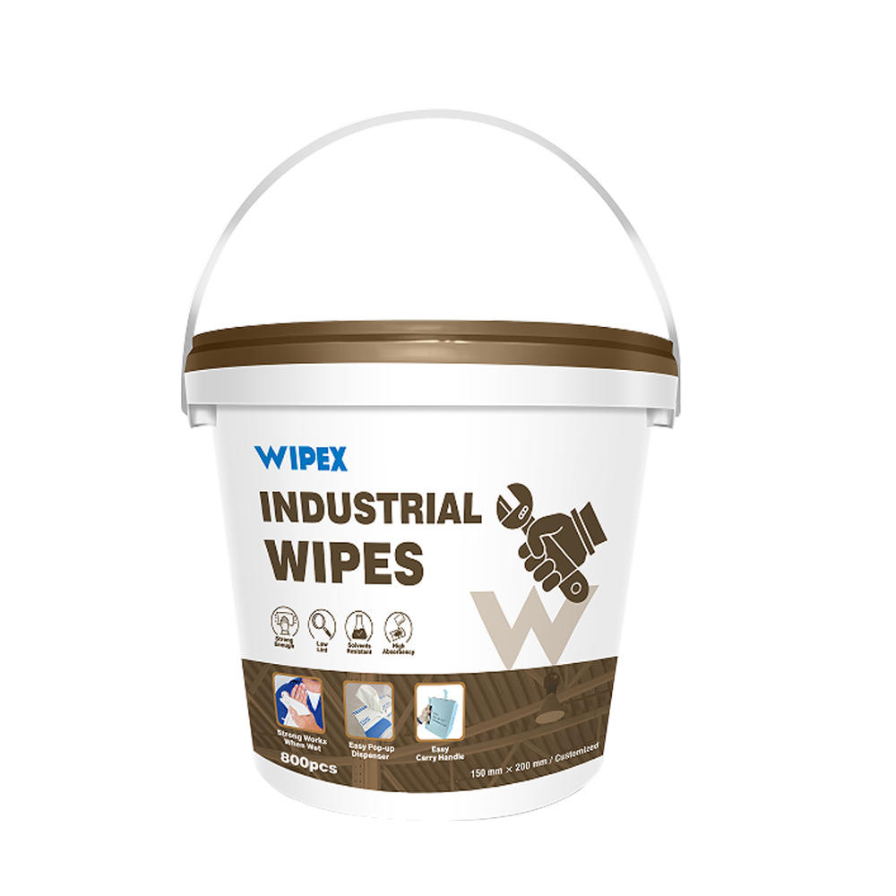 High-strength Cleaning Industrial Wipes Bucket 800