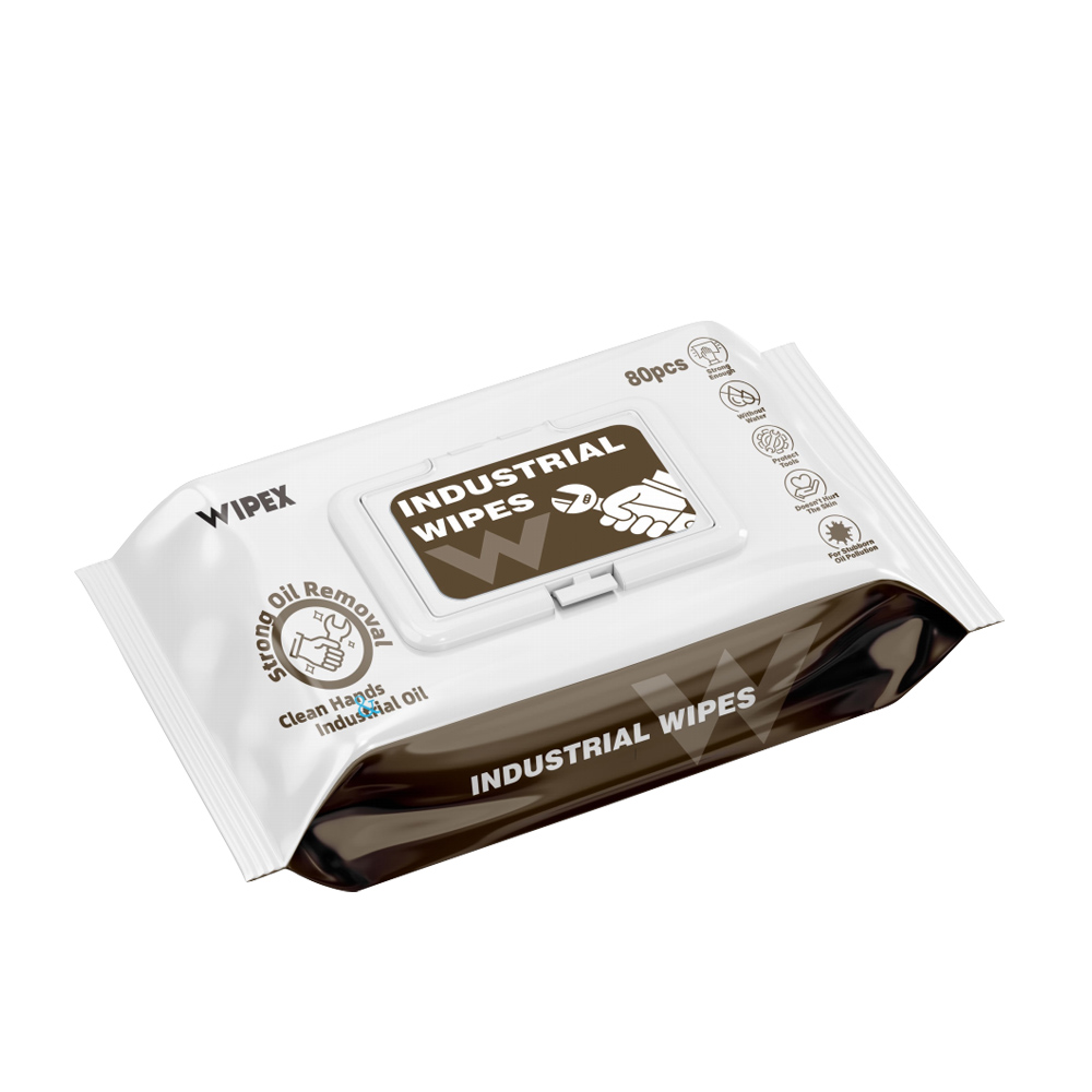 Skin Protecting Industrial Wipes Pack 80