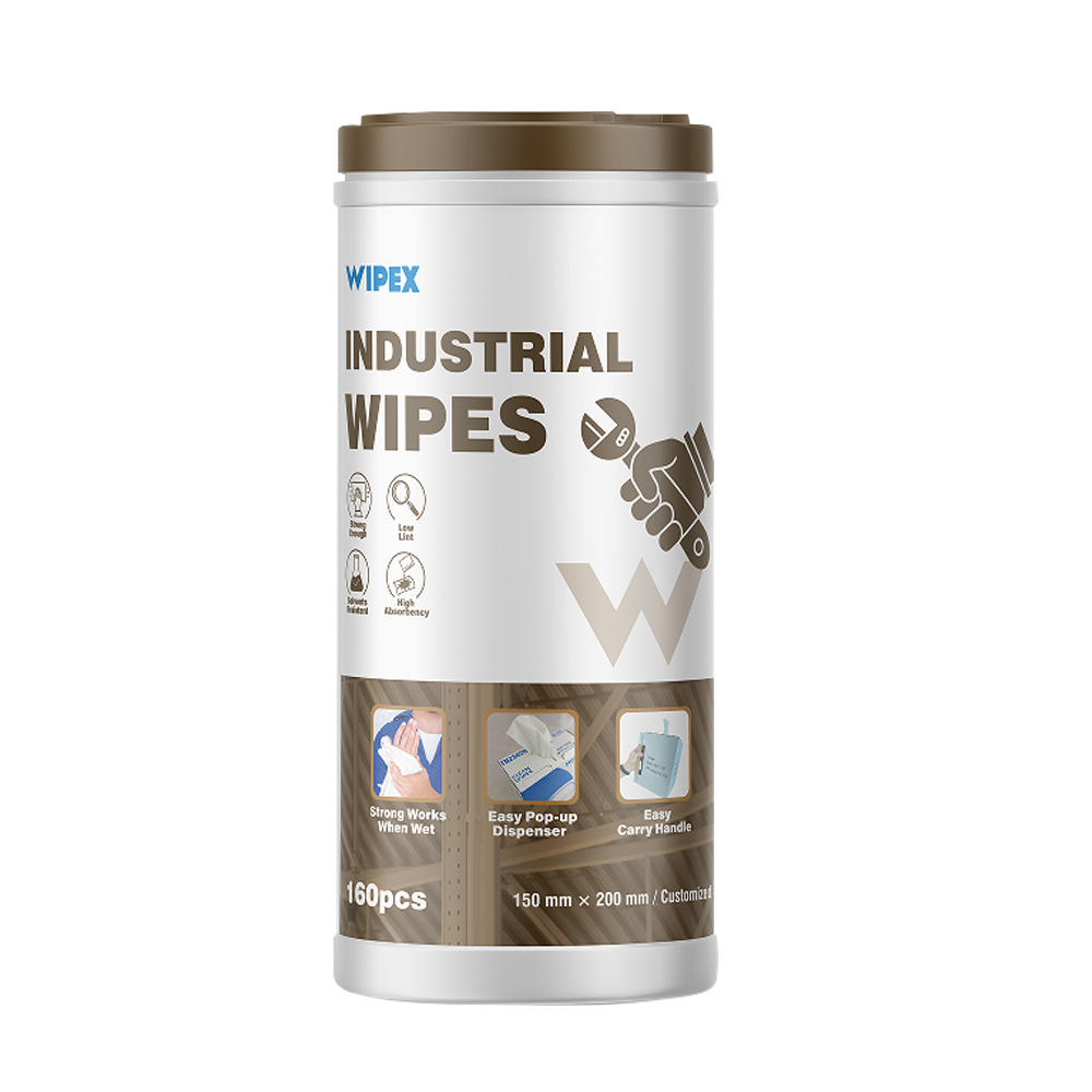 Extra Thick Wide Industrial Wipes Tub 160